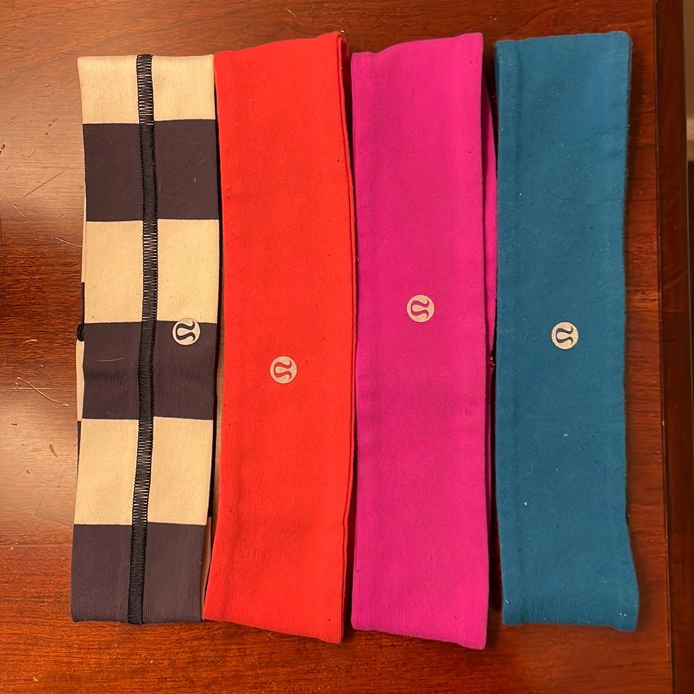 4 Lululemon headbands